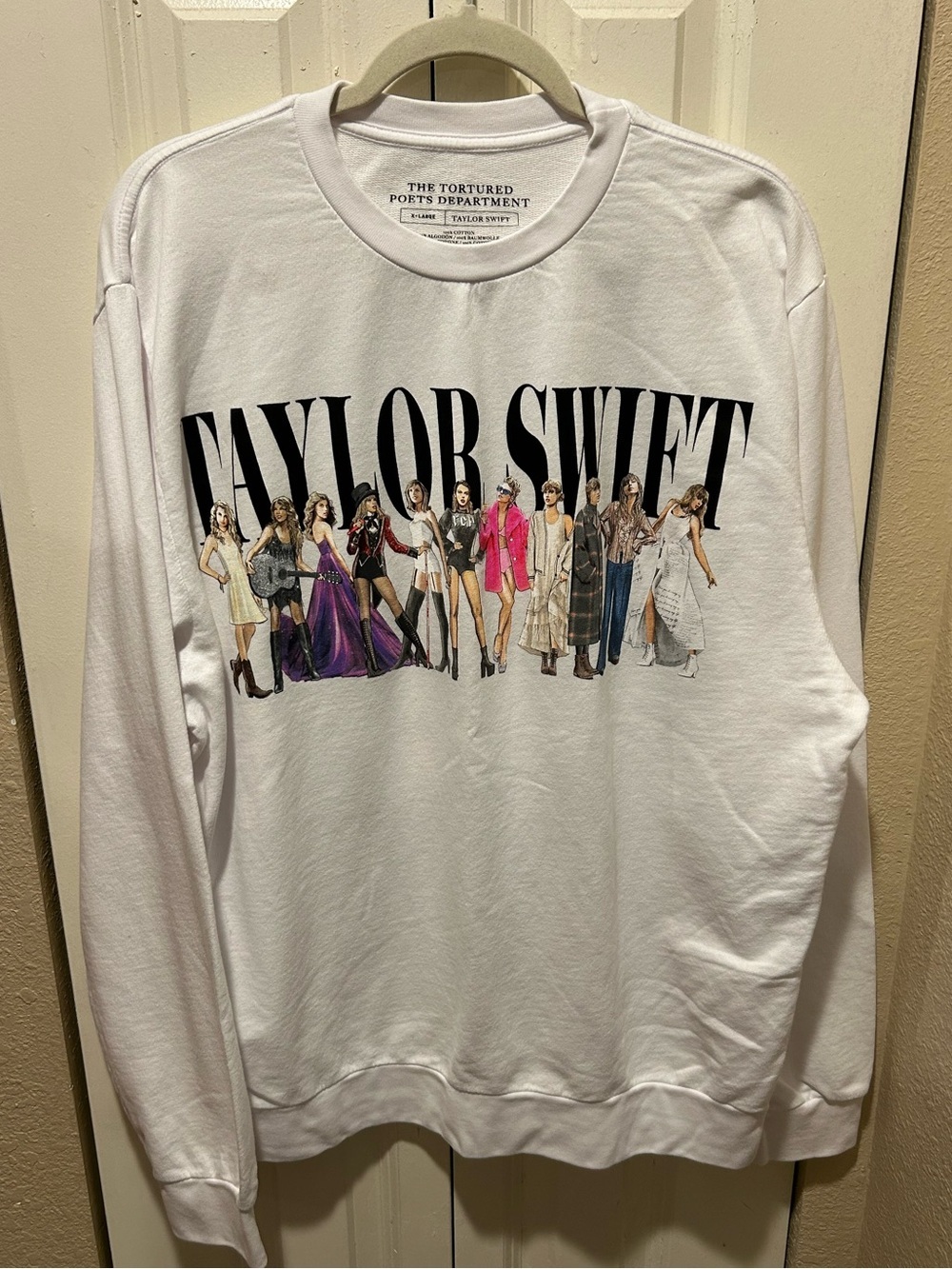 Taylor Swift Midnight Eras Crewneck TTPD Sweatshirt , XL